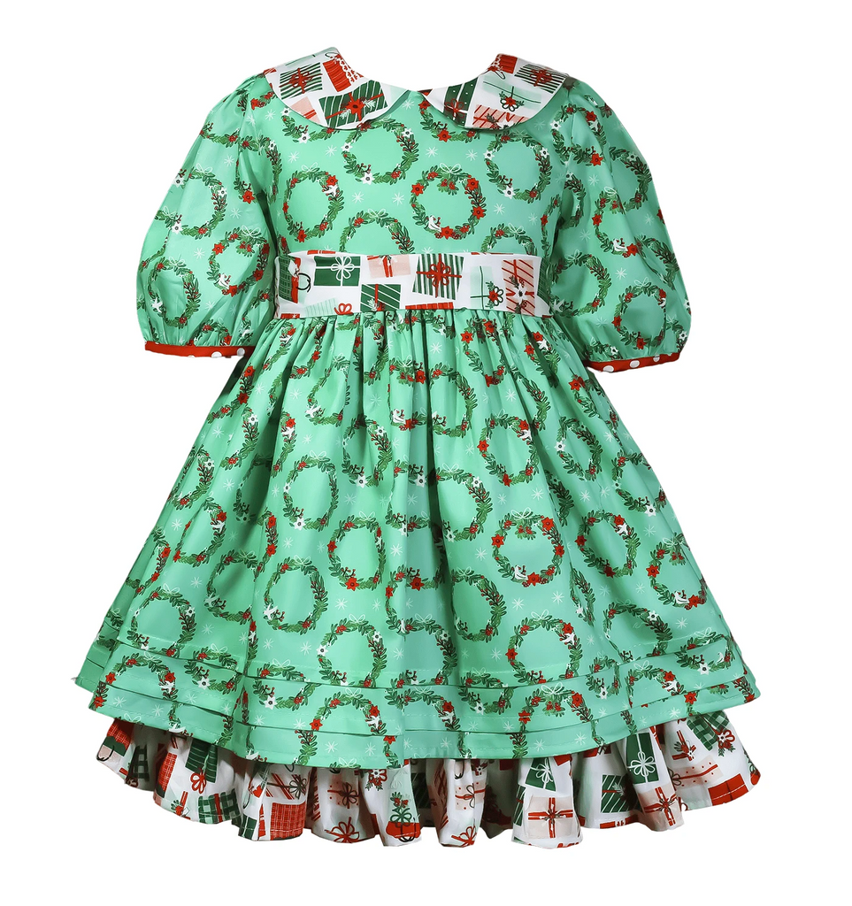 "Tis the Season" Christmas Patty Dress - Little Miss Marmalade
