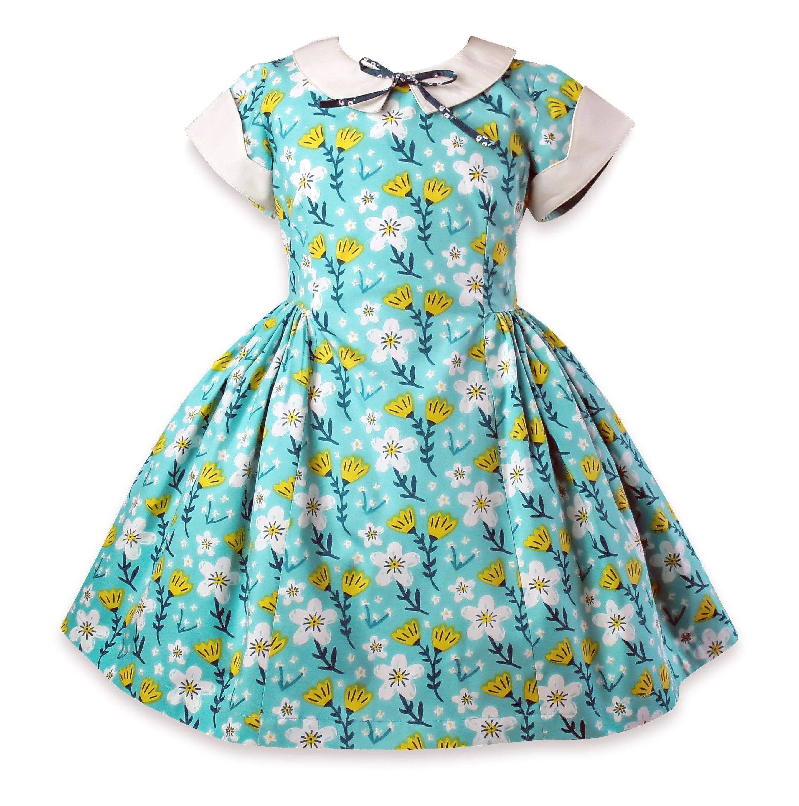 Vintage Inspired Girls Boutique Dress 5 Vintage Inspired Girls Boutique Dress 5