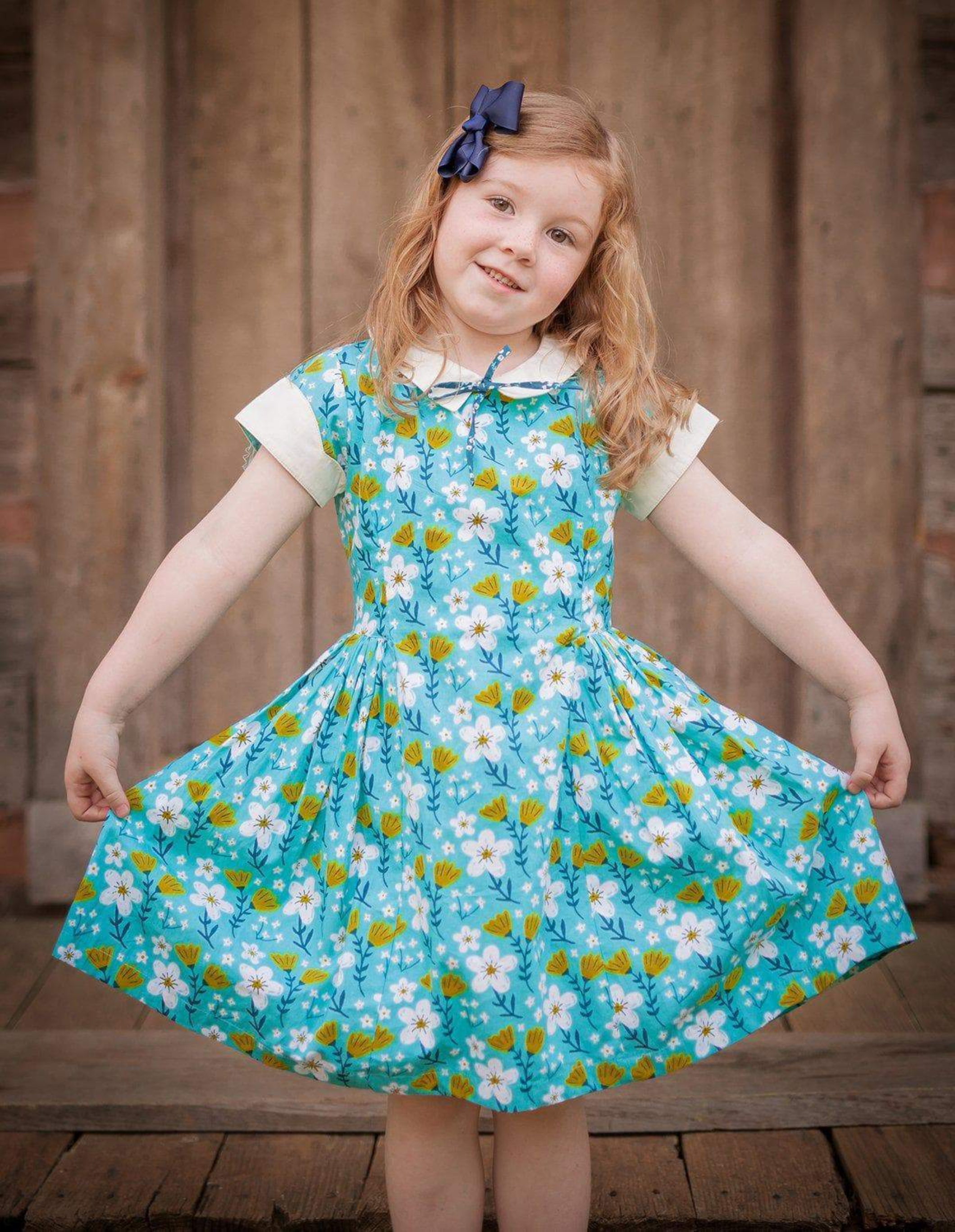 Vintage Inspired Girls Boutique Dress 5 Vintage Inspired Girls Boutique Dress 5