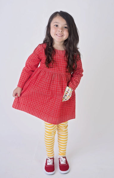 Go Fly a Kite Red Katie Tunic Top - Little Miss Marmalade