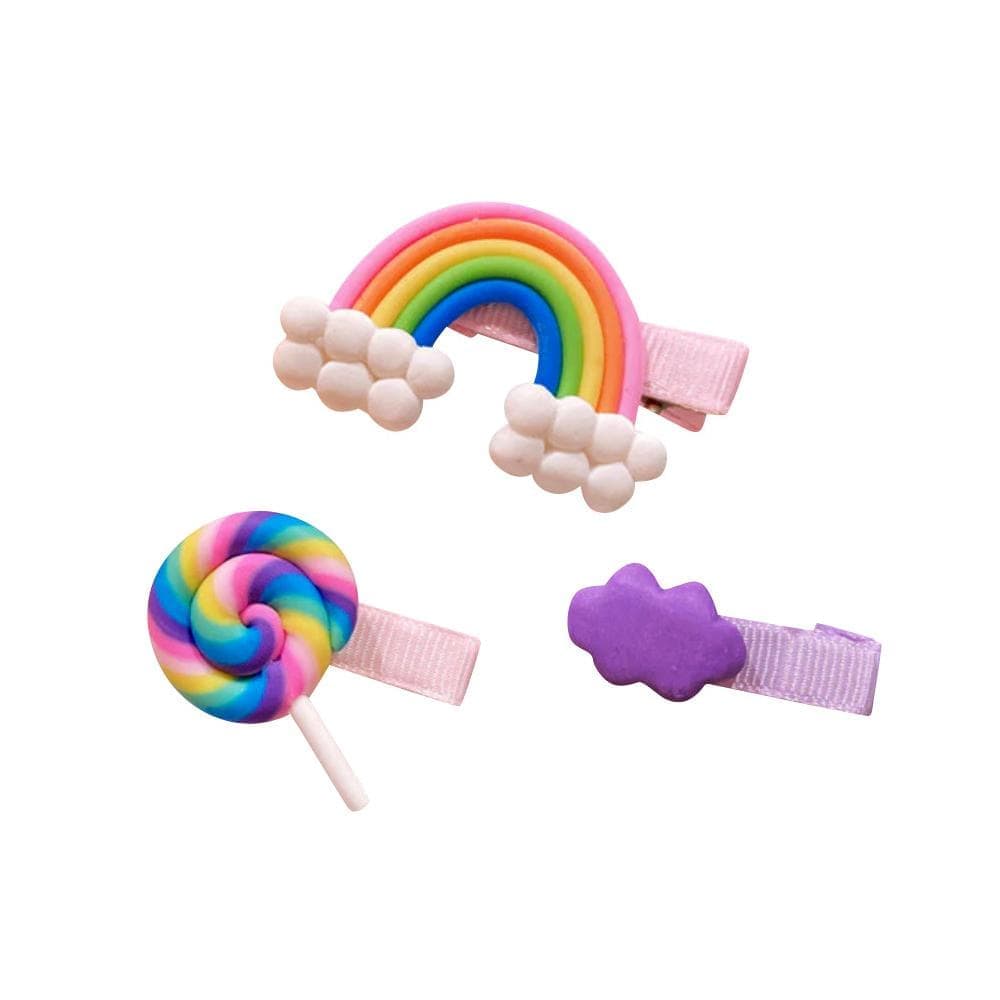 Rainbow Hair Clip Set - Little Miss Marmalade